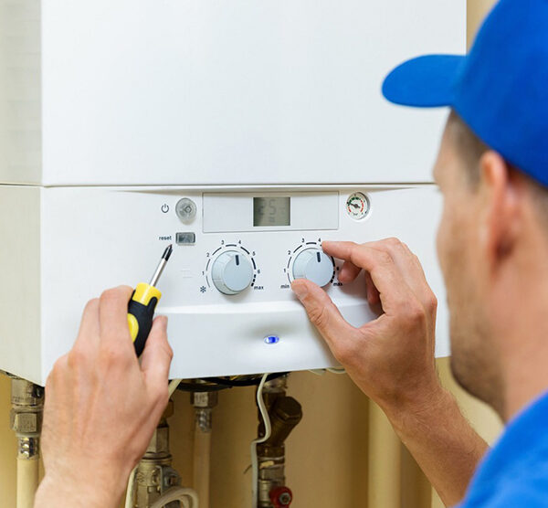 Combi boiler installation