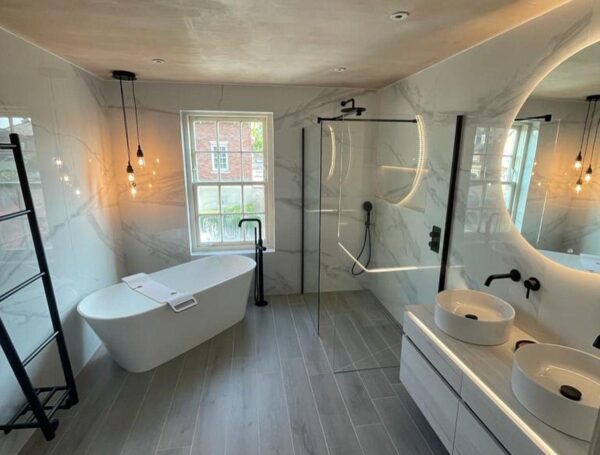 Combi boiler installation